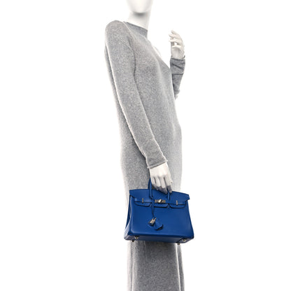Hermes Swift Birkin 25 Bleu France 2 of 10
