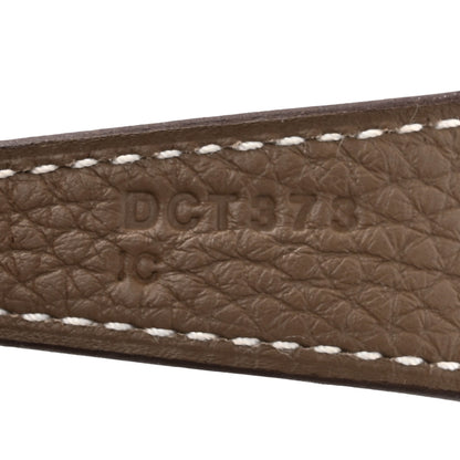 Hermes Taurillon Clemence Lindy 26 Etoupe 6 of 10