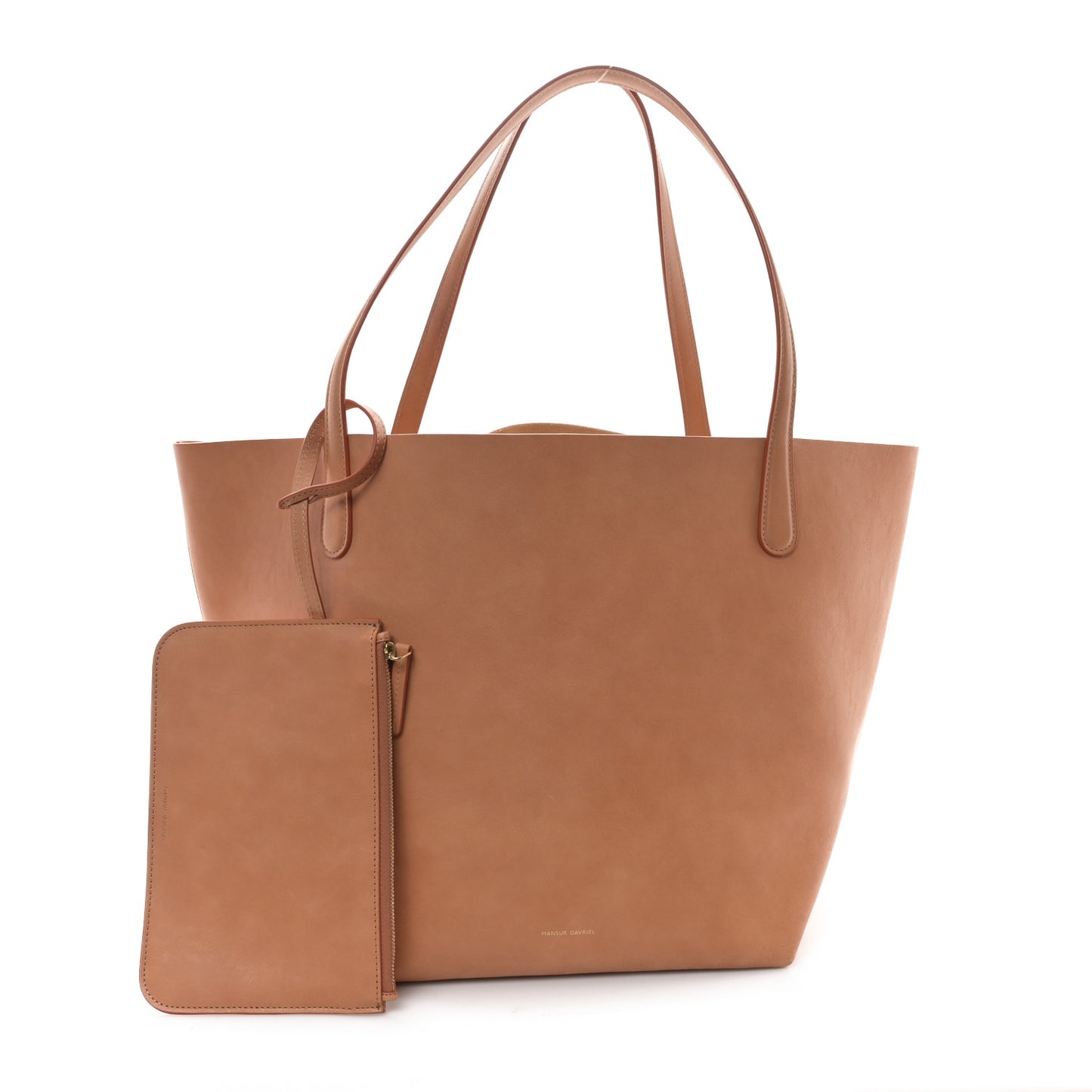 Vegetable Tanned Calfskin Everyday Soft Tote Cammello