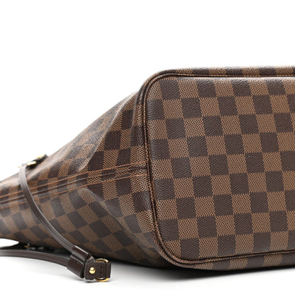 Louis Vuitton Damier Ebene Neo Neverfull MM Rose Ballerine 10 of 12