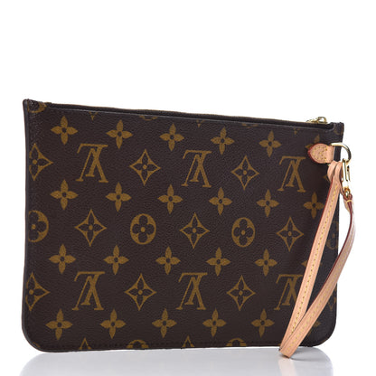 Louis Vuitton Monogram Neverfull MM GM Pochette Fuchsia 3 of 9