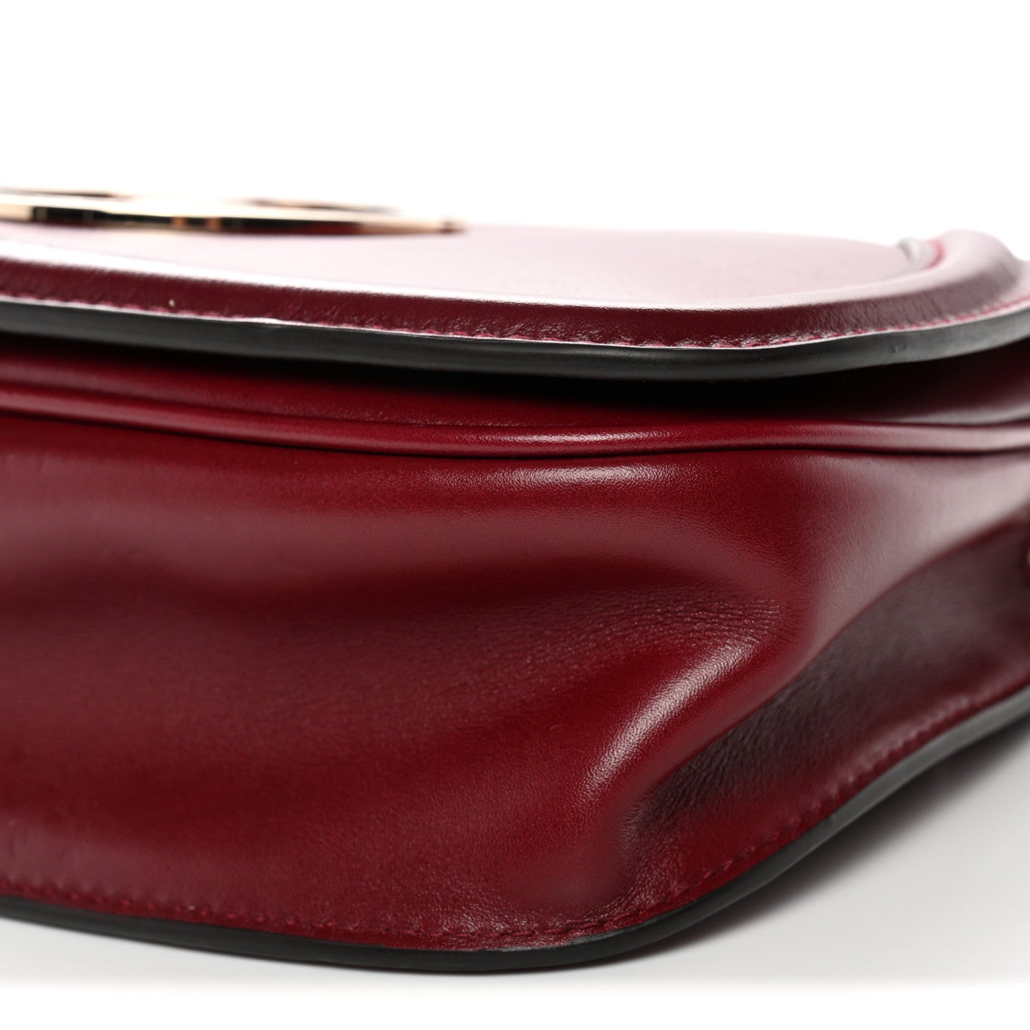 Gucci Calfskin Blondie Medium Shoulder Bag Dark Red 10 of 10