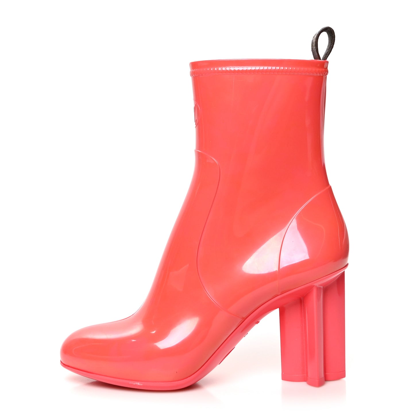 Rubber Silhouette Ankle Boots 36 Corail