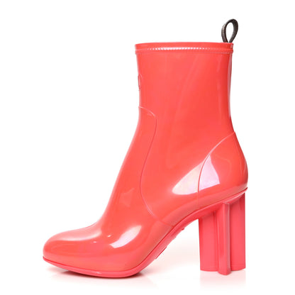 Louis Vuitton Rubber Silhouette Ankle Boots 36 Corail 1 of 7