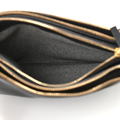 Celine Lambskin Large Trio Crossbody Bag Black 6 of 13