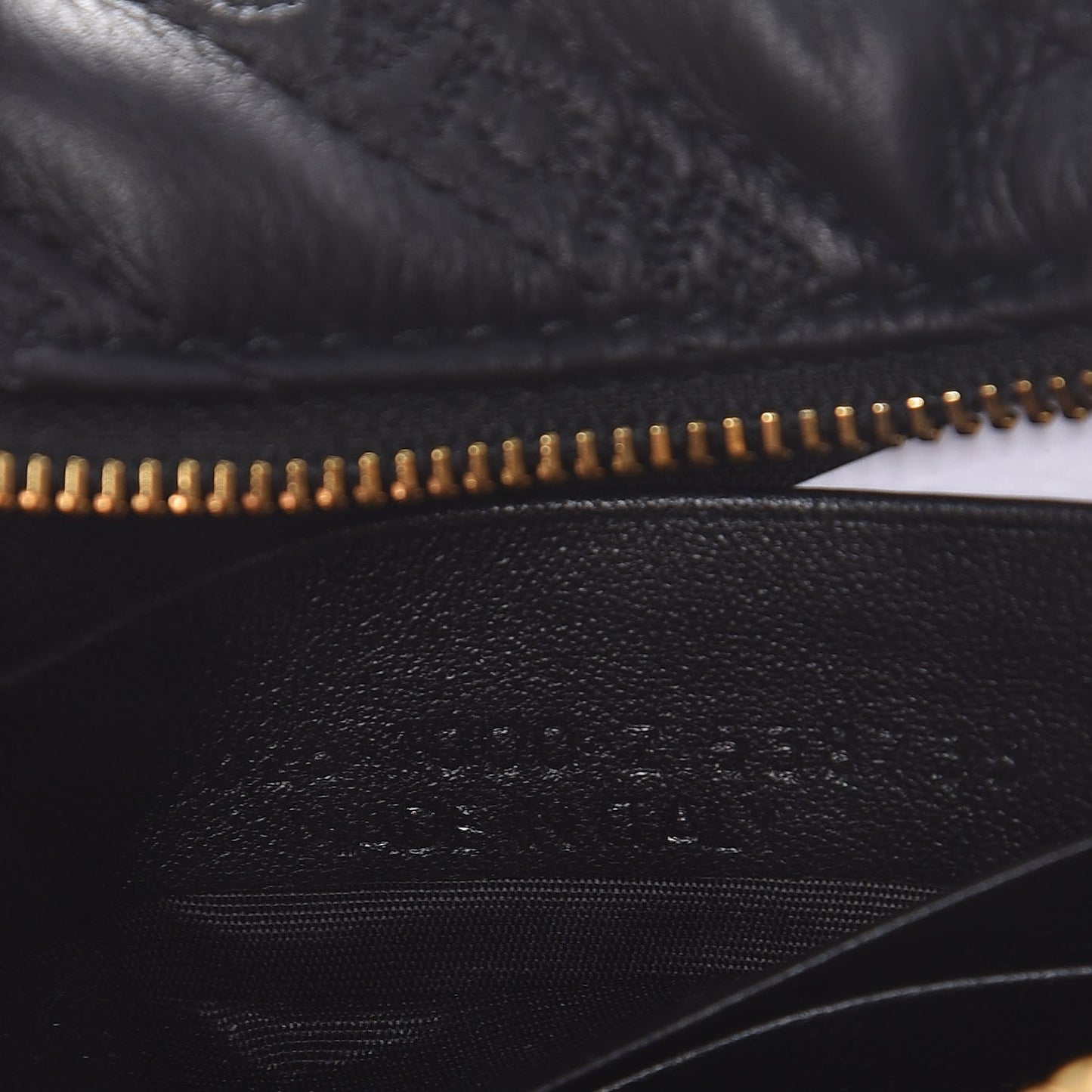 Calfskin Logo Matelasse Chain Strap Blanket Reporter XS Black