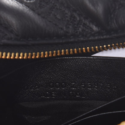 Balenciaga Calfskin Logo Matelasse Chain Strap Blanket Reporter XS Black 7 of 9
