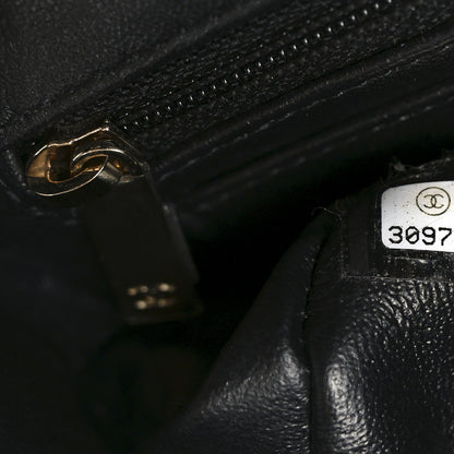 Chanel Lambskin Quilted Mini Coco Charms Rectangular Flap Black 7 of 11