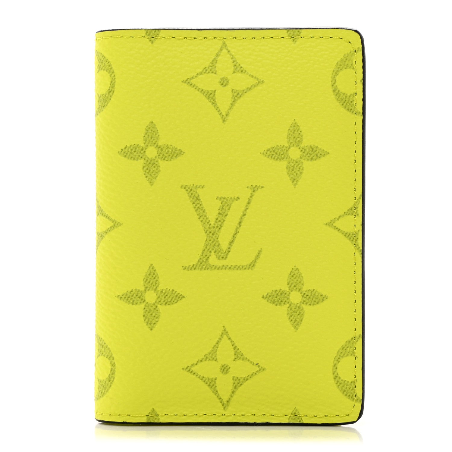 Louis Vuitton Monogram Taiga Pocket Organizer Yellow 1 of 8