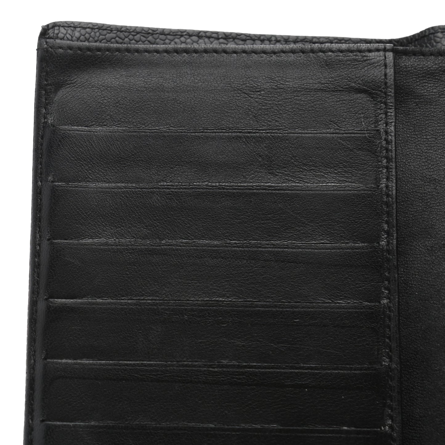 Caviar Timeless CC French Wallet Black