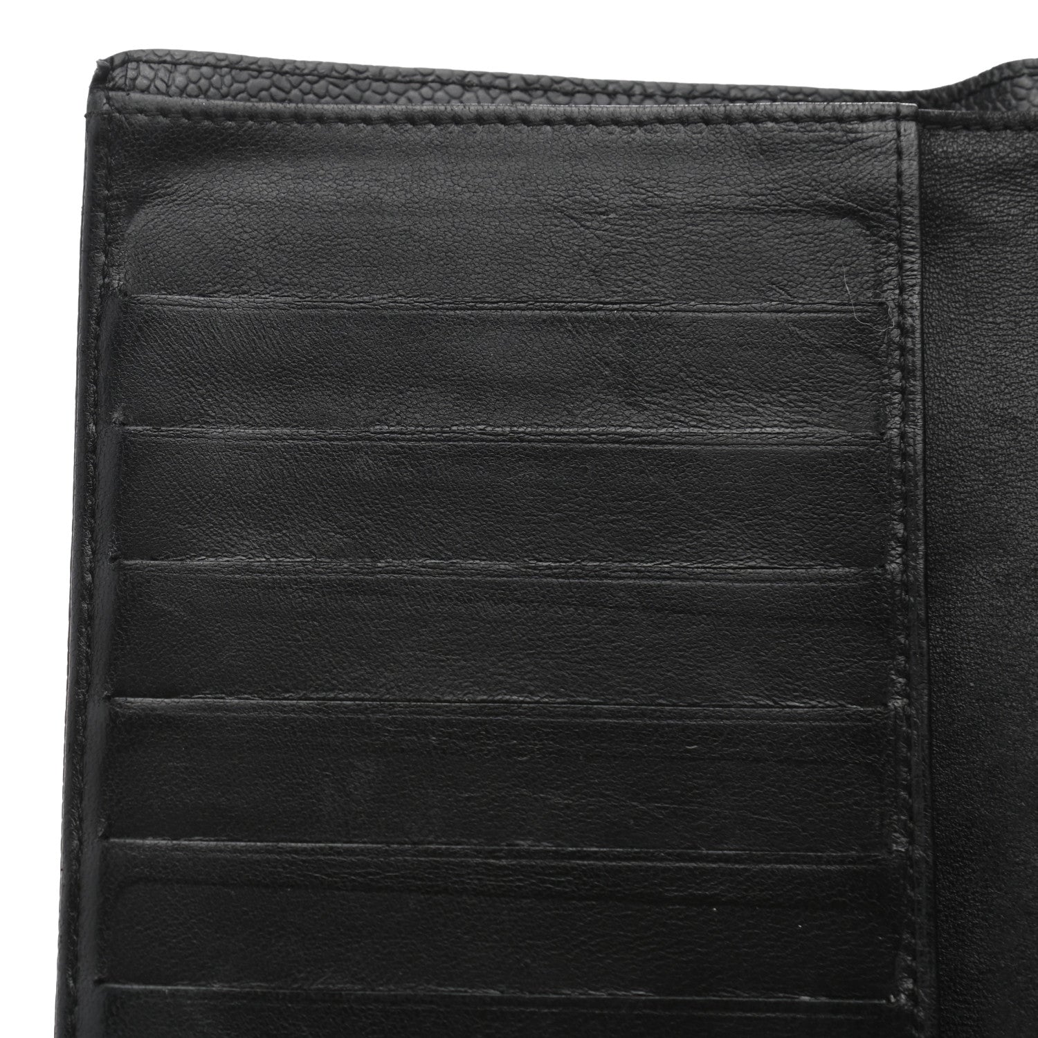 Chanel Caviar Timeless CC French Wallet Black 9 of 11
