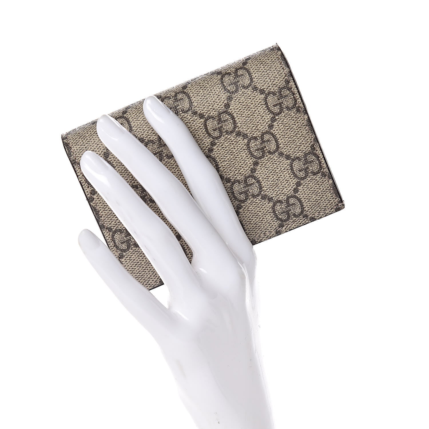Gucci GG Supreme Monogram Card Case 2 of 8