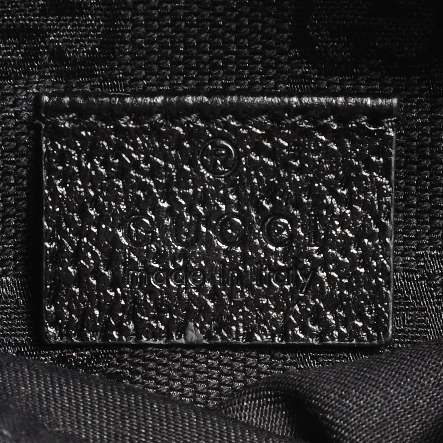 Monogram Belt Bag Black
