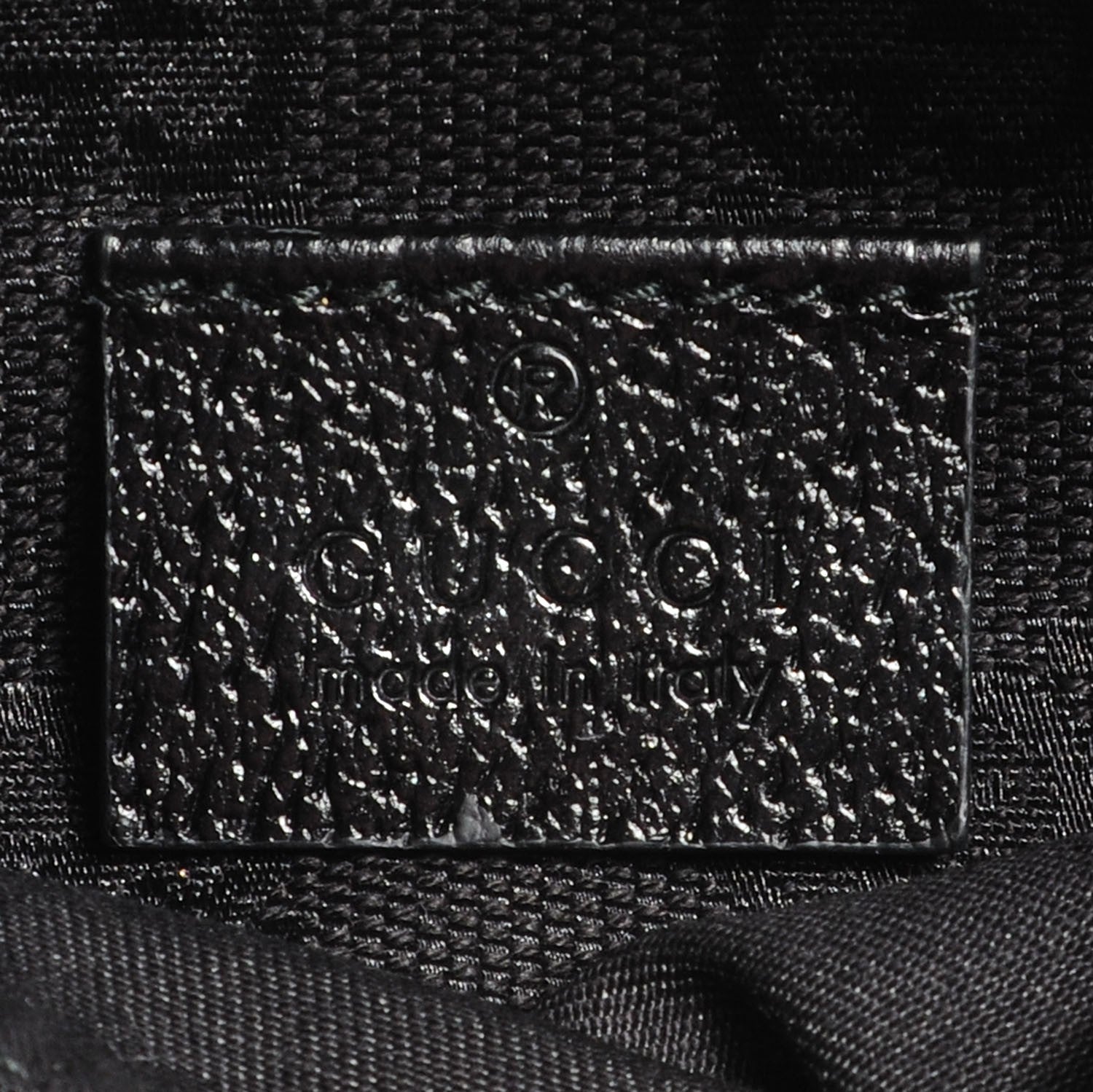 Gucci Monogram Belt Bag Black 6 of 9