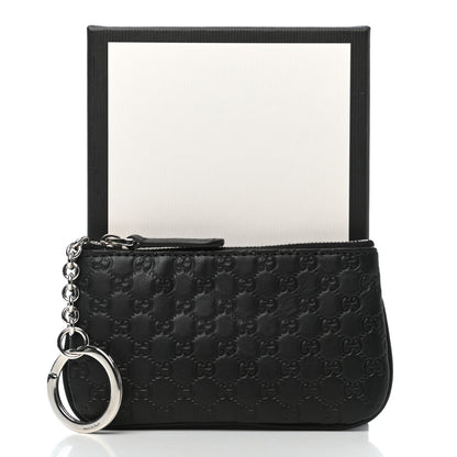 Gucci Microguccissima Key Ring Coin Case Black 8 of 8