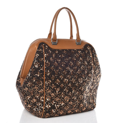 Louis Vuitton Sequin Monogram Sunshine Express North South Gold 3 of 13