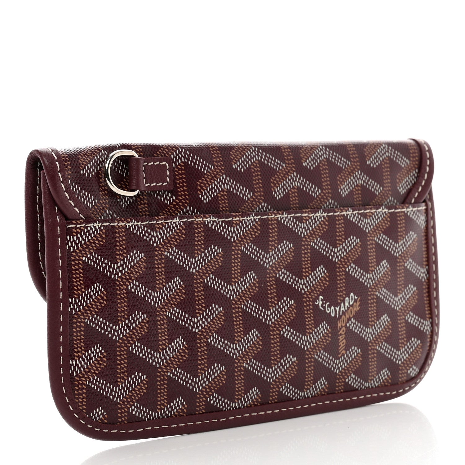 Goyard Goyardine Pouch Burgundy 3 of 6