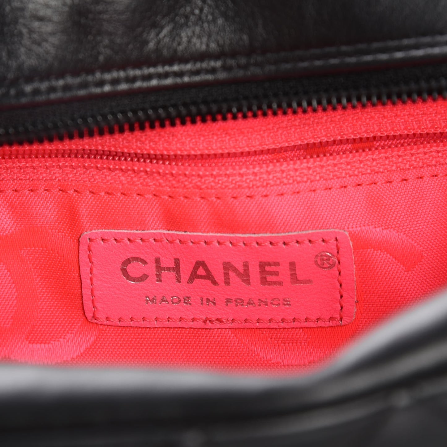 Calfskin Quilted Small Cambon Bowler Black