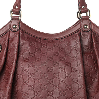 Gucci Guccissima Large Sukey Tote Cherry 9 of 12