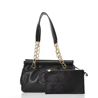 Chanel Grained Calfskin CC Framed Shoulder Bag Black 5 of 15