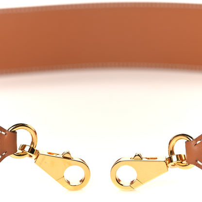 Hermes Swift Shearling Kelly Pocket Plush Shoulder Strap Gold 3 of 6