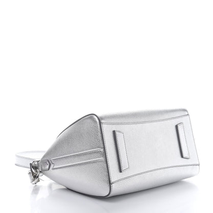 Givenchy Metallic Sugar Goatskin Small Antigona Silver 4 of 13