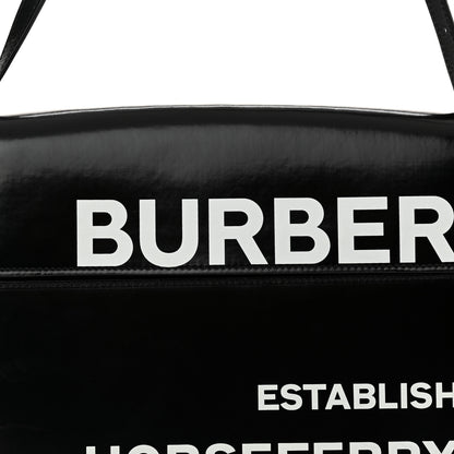 Burberry Coated Canvas Horseferry Print Grace Bag Black 7 of 12