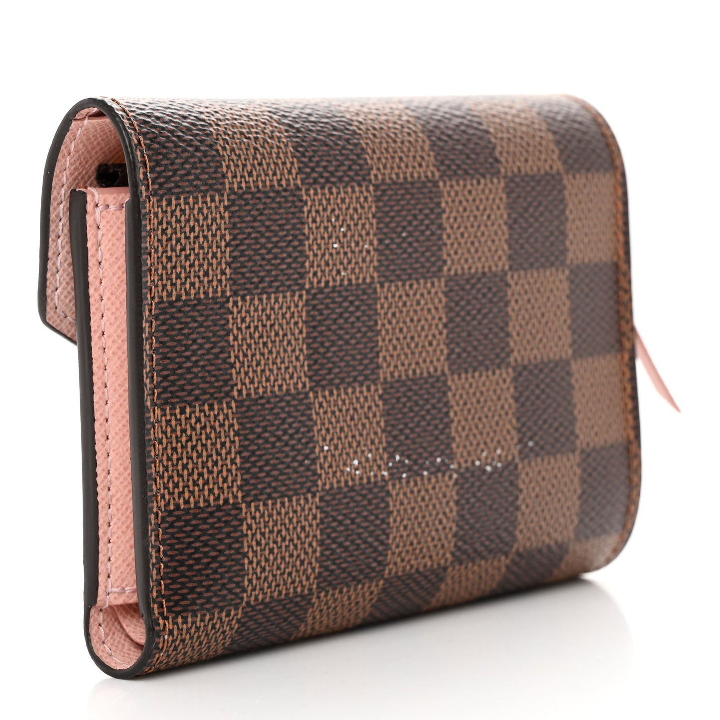 Damier Ebene Victorine Wallet Rose Ballerine
