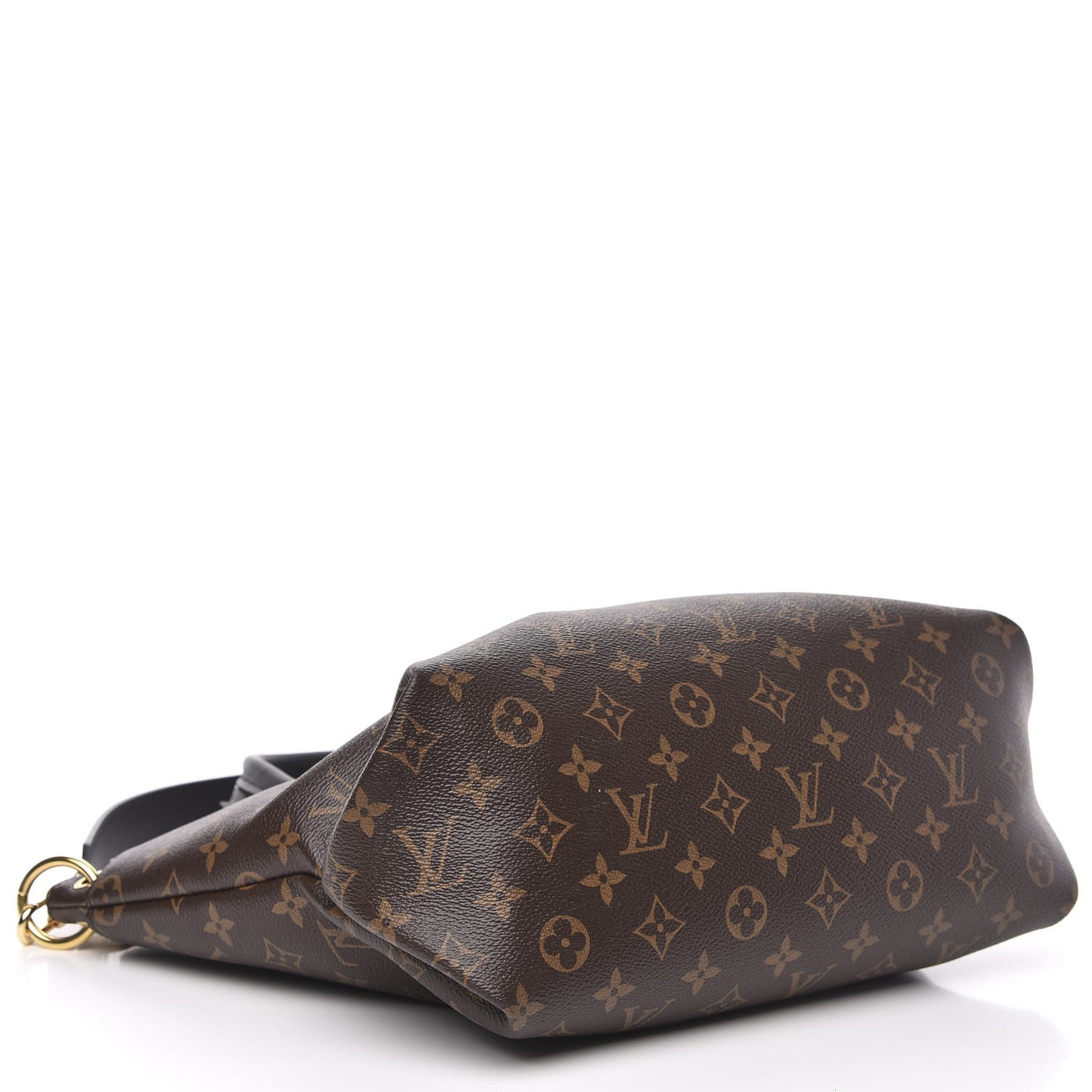 Monogram Flower Zipped Tote MM Black