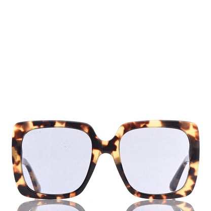 Gucci Square Frame Crystal Sunglasses GG 0418S Tortoiseshell 4 of 14