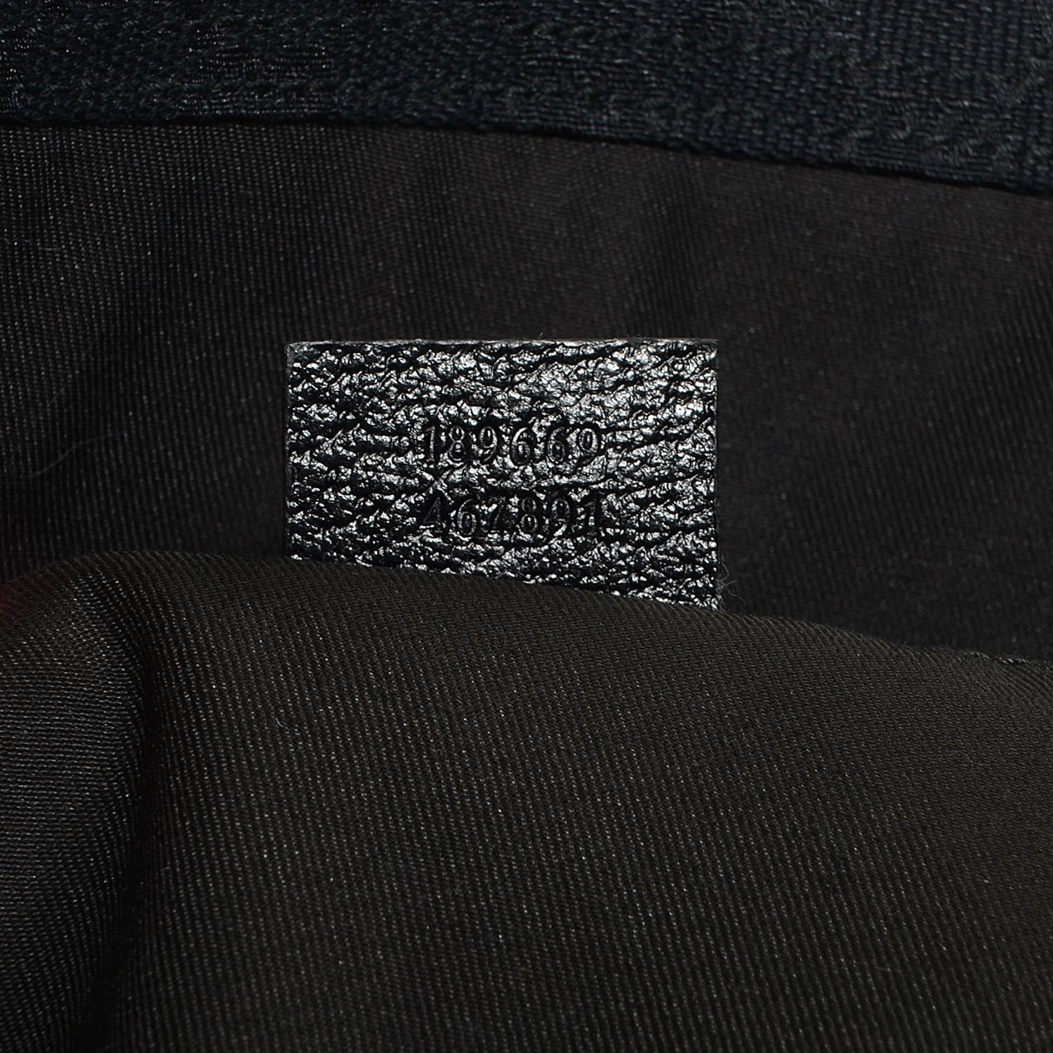 Gucci GG Monogram Medium Web Handle Vertical Tote Black 7 of 8