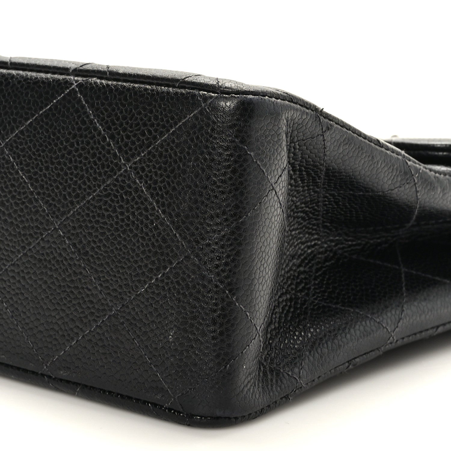 Chanel Caviar Jumbo Single Flap Black 9 of 9