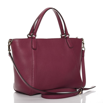 Gucci Pebbled Calfskin Small Soho Top Handle Bag Peonia Flower 4 of 8