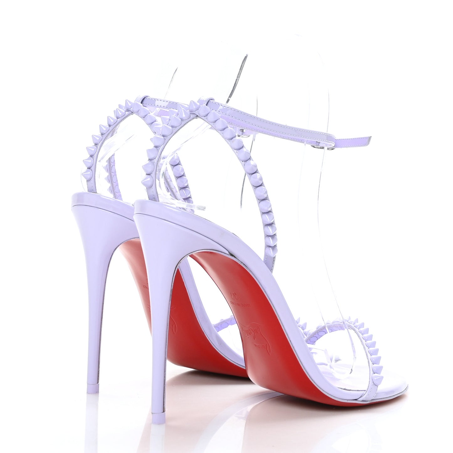 Patent Calfskin So Me 100 Sandals 37 Lilac Smoke