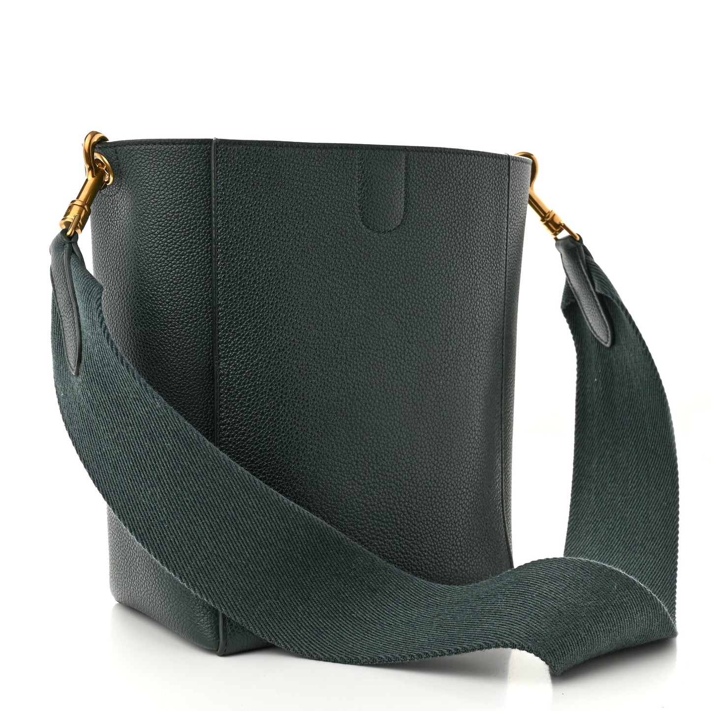 Soft Grained Calfskin Small Sangle Bucket Bag Amazone