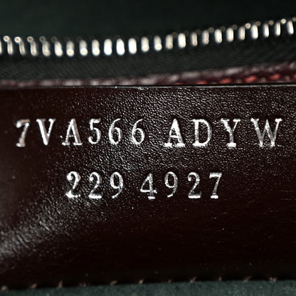 Fendi Cuoio Romano Peekaboo I SEE U Forty8 Satchel Granata 7 of 11