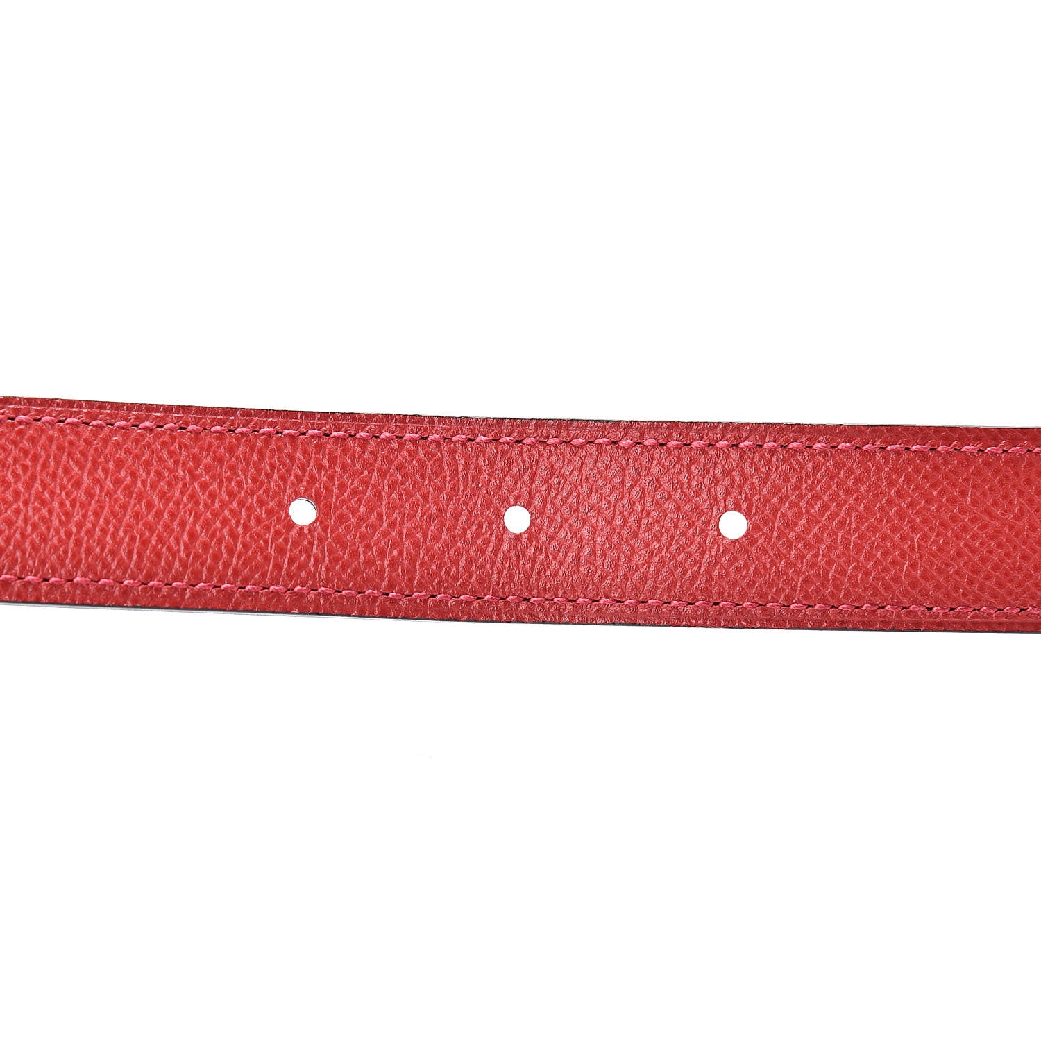 Hermes Epsom Swift 24mm Constance Belt 90 Rouge Casaque Black 6 of 7