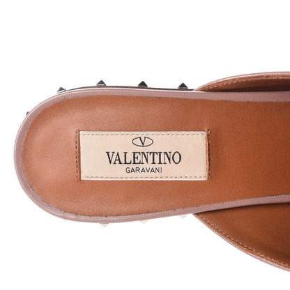 Valentino Garavani Nappa Soul Rockstud High Heel Mules 39 Lipstick 8 of 10