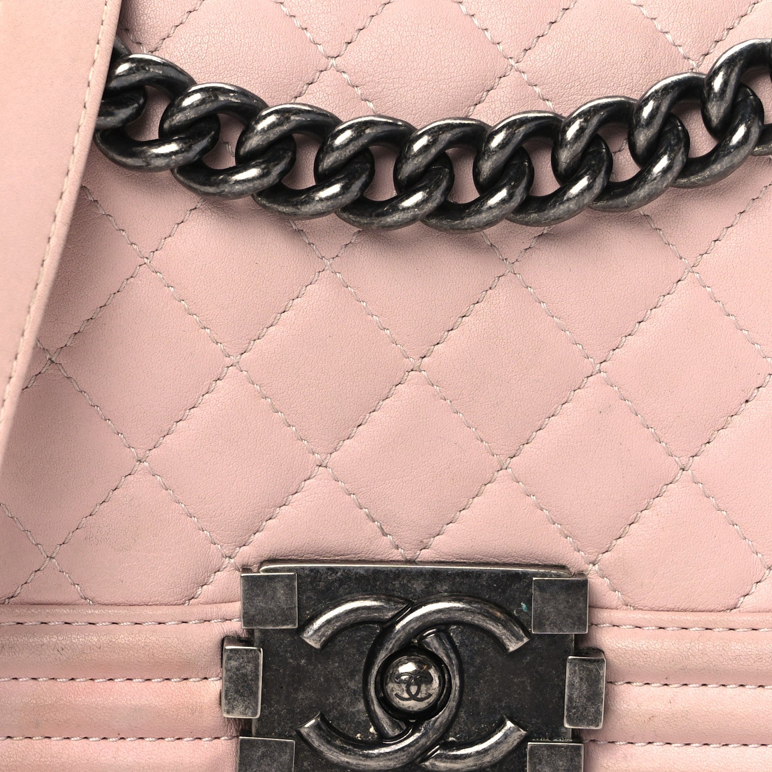 Chanel Lambskin Quilted Small Boy Flap Light Pink 7 of 12