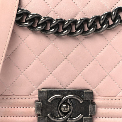 Chanel Lambskin Quilted Small Boy Flap Light Pink 7 of 12