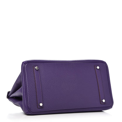 Hermes Togo Birkin 35 Iris 4 of 10