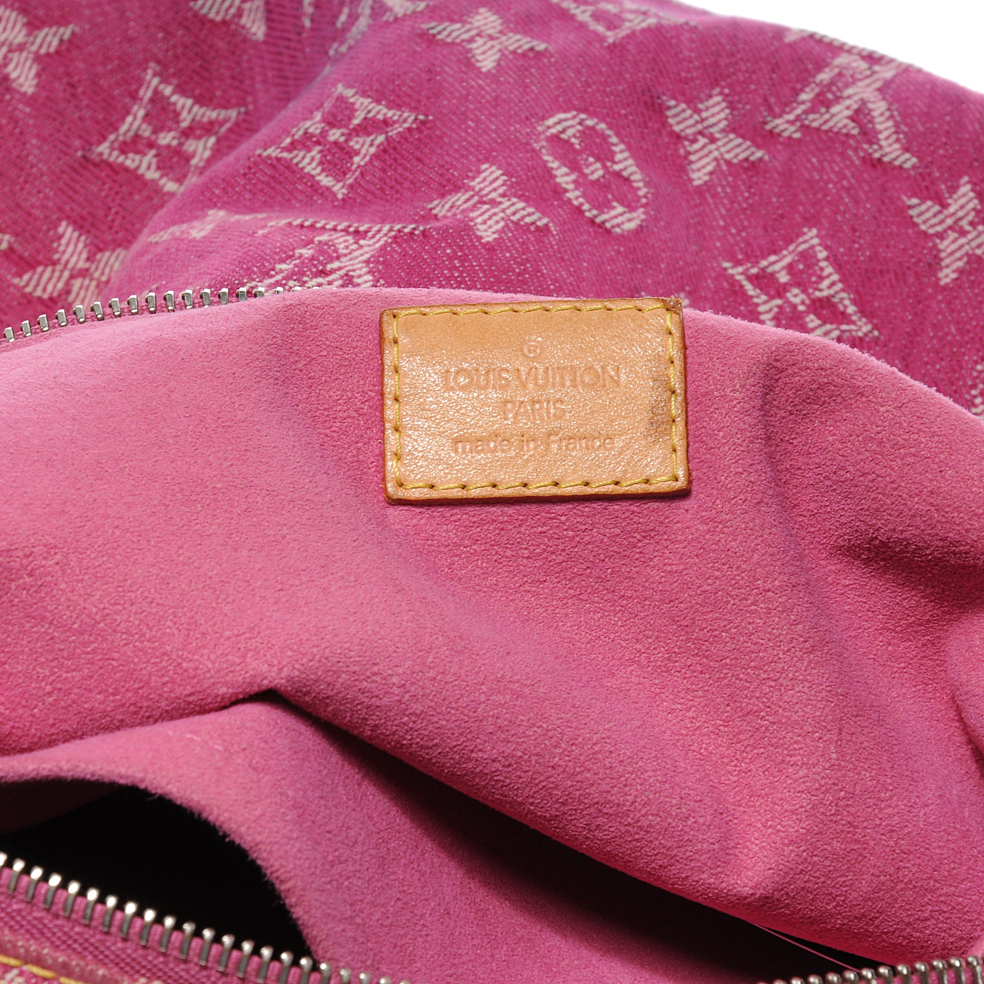 Louis Vuitton Denim Baggy GM Fuchsia 5 of 7