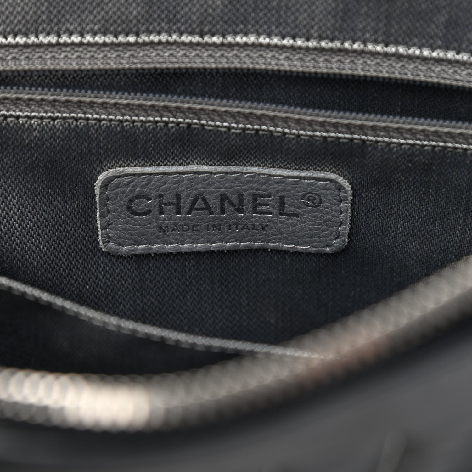 Chanel Lambskin Vertical Quilted Mademoiselle Small Camera Case Black 6 of 13