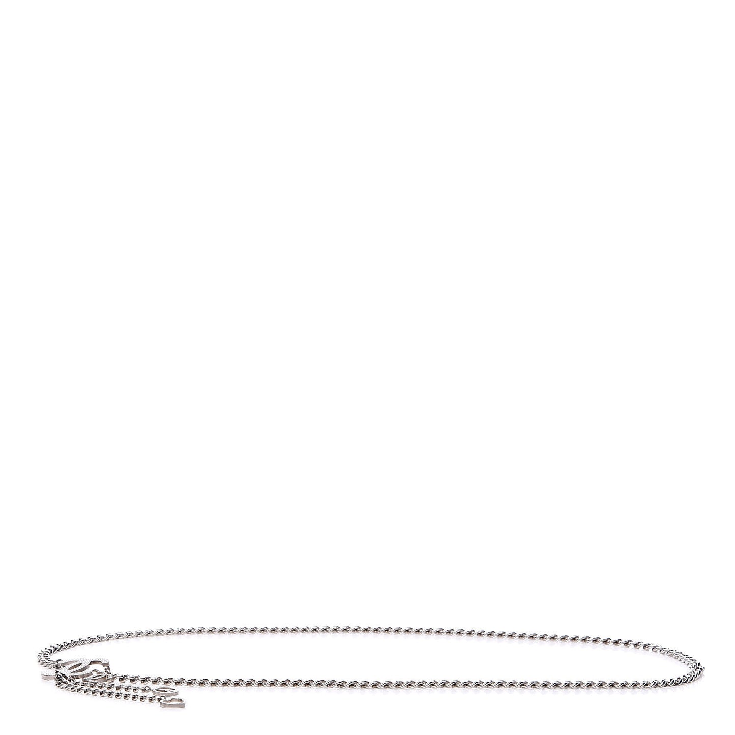 Crystal CC Chain Belt 90 Silver
