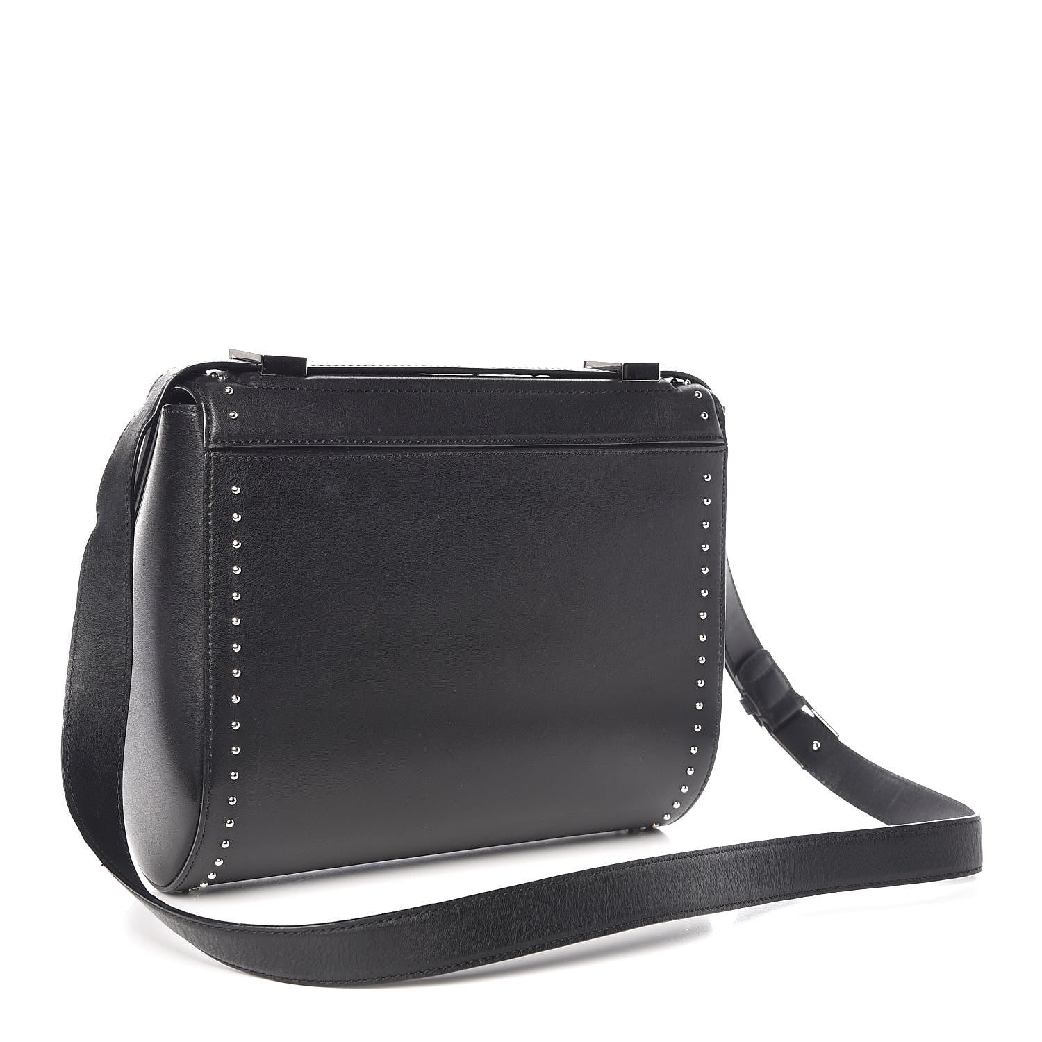 Givenchy Calfskin Studded Medium Pandora Box Crossbody Bag Black 3 of 10