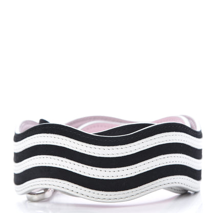 Fendi Suede Calfskin Waves Strap You Black 2 of 3