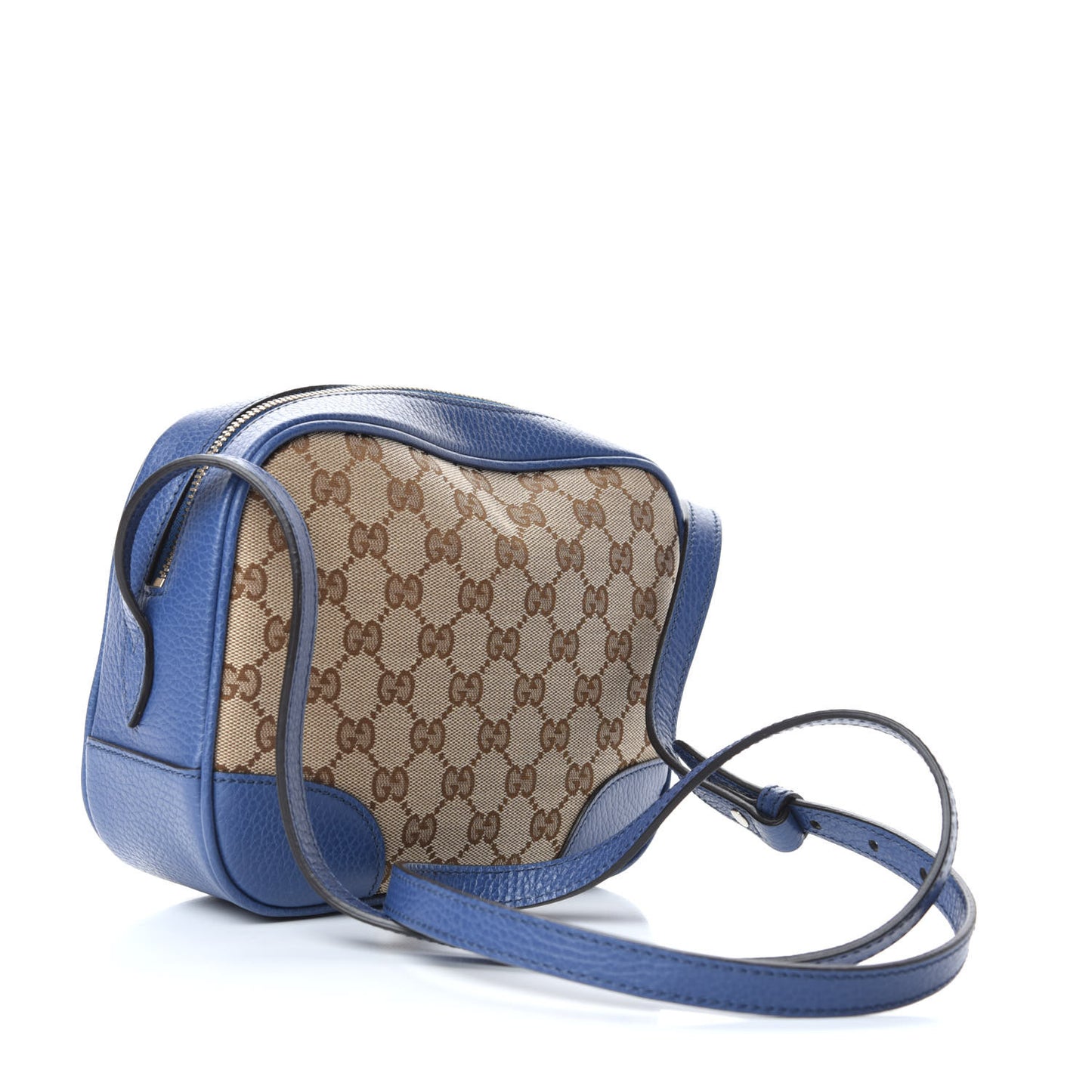 Monogram Dollar Calfskin Mini Bree Messenger Bag Beige Ebony Caspian