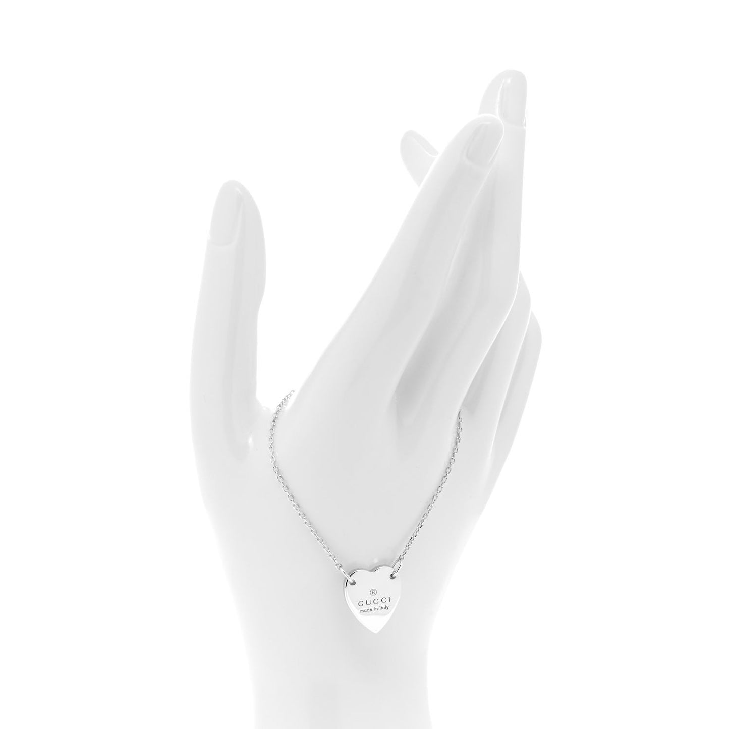 Sterling Silver Trademark Heart Bracelet