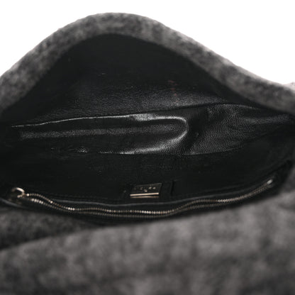 Fendi Wool Zucca Baguette Grey 5 of 13