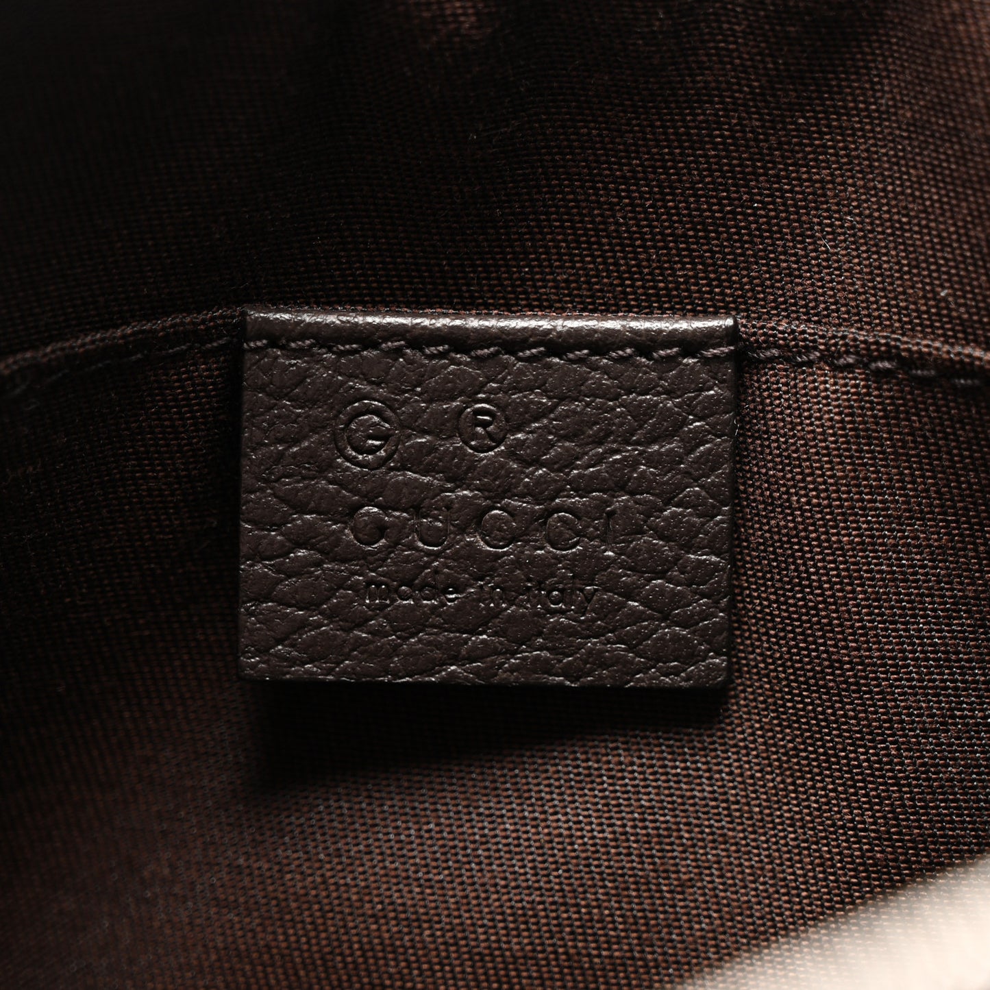 Monogram Belt Bag Dark Brown